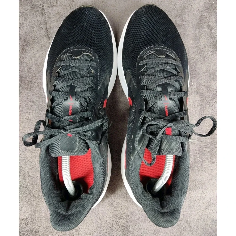 Nike Downshifter 10 Athletic Running Shoes University Red And Black Mens Size 11